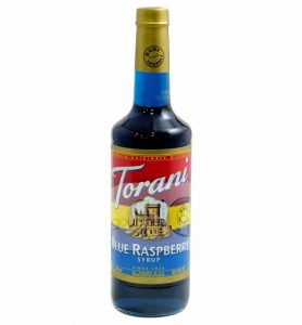 Syrup Torani Blue Raspberry (Phúc Bồn Tử Xanh) 750ml (Chai)
