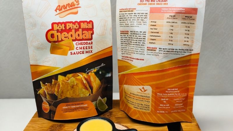 Sơ nét về bột phô mai Cheddar