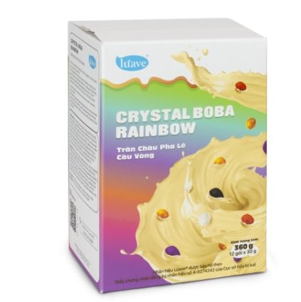 Trân châu pha lê cầu vồng Luave 360g (12 gói x 30g) - Hộp - CloudMart ...