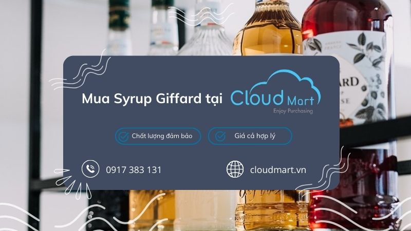 Mua syrup Giffard chất lượng tại Cloudmart