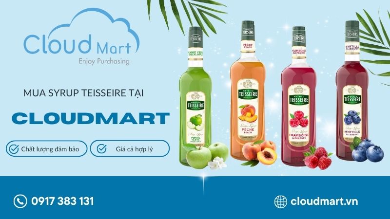 Ứng dụng của syrup Teisseire trong pha chế