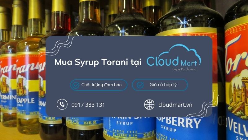 Mua syrup Torani tại Cloudmart giá tốt
