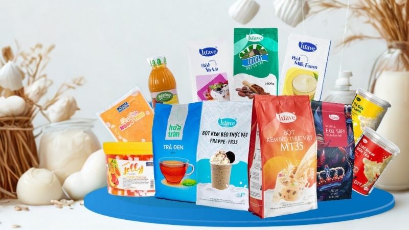 Các nhóm nguyên liệu pha chế tại quận 12