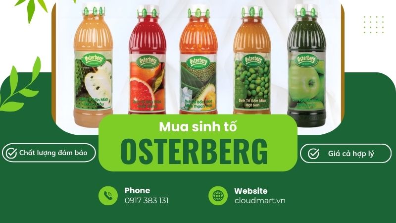 Mua sinh tố Berrino chính hãng tại Cloudmart