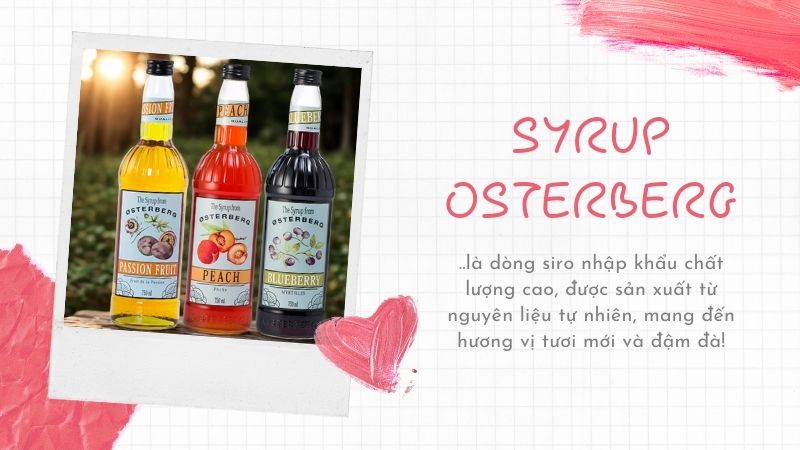 Cloudmart cung cấp syrup Osterberg chính hãng