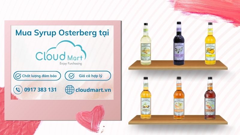 Mua syrup Osterberg chính hãng tại CloudMart