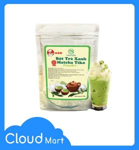 Bột Trà Xanh Đài Loan TIKO – Nguyên Chất, Dễ Uống, Lên Màu Đẹp | Gợi Ý Pha Chế Cùng Nguyên Liệu Cloudmart