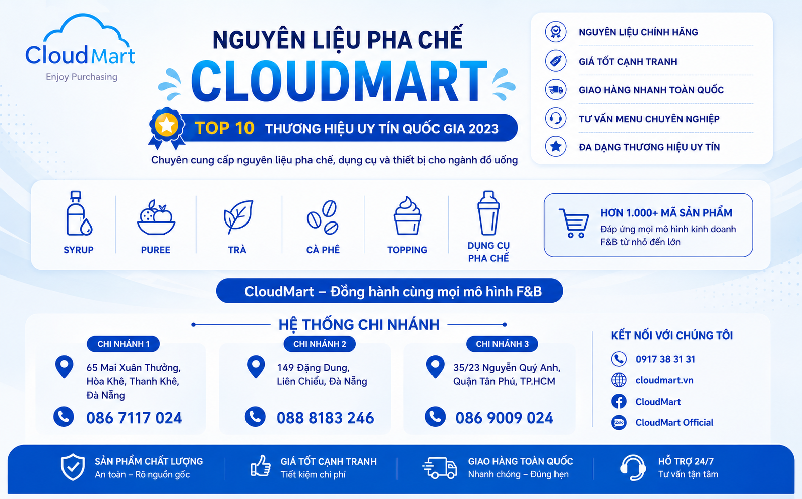 nguyên liệu pha chế cloudmart