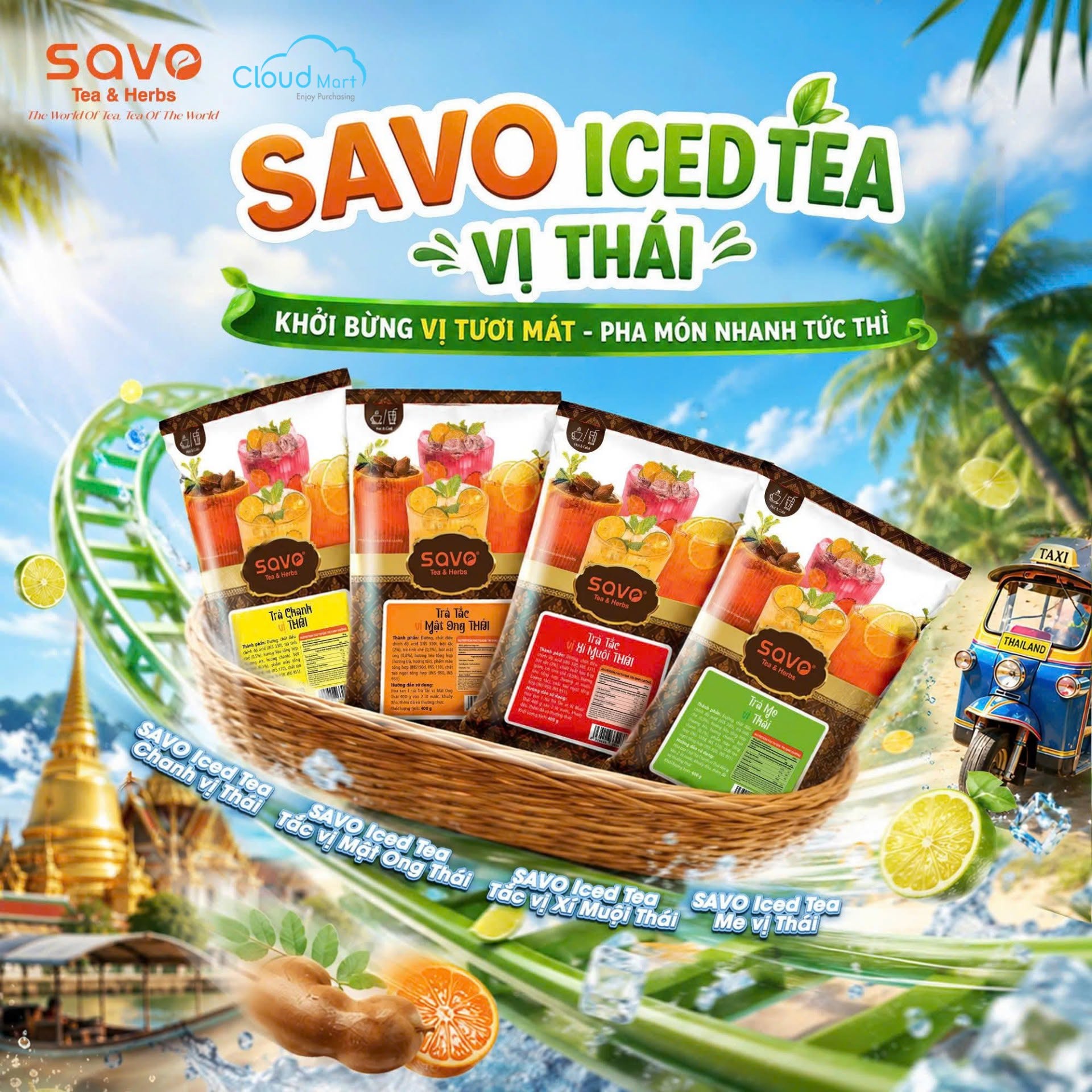 SAVO Iced Tea Vị Thái